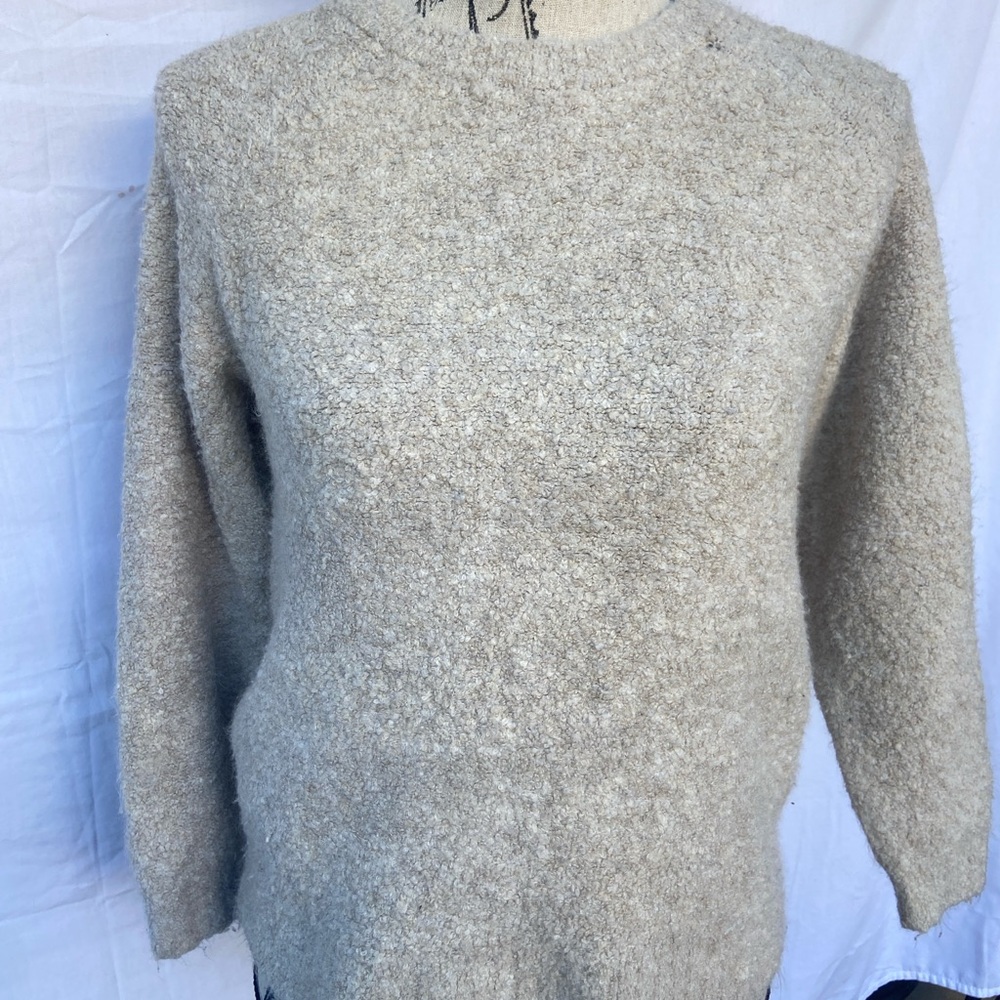 Cozy Beige Knit Sweater